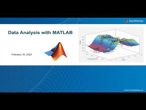Data Analysis with MATLAB