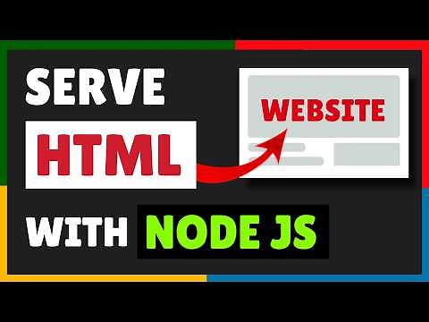 How to Serve HTML Site Using Node.js and Express.js | Node Js Tutorial