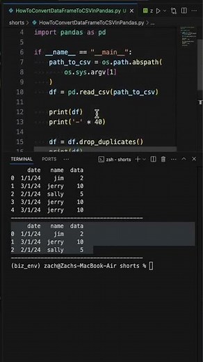 How To Convert A Dataframe To A CSV File In Python