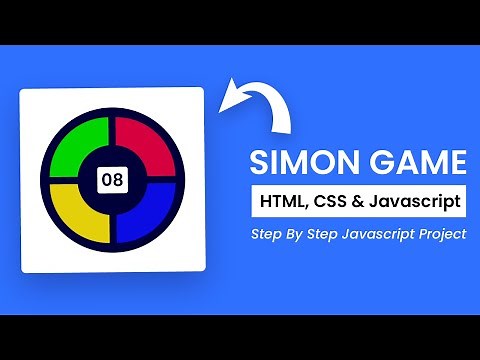 How To Create Simon Game | Javascript Project With Source Code