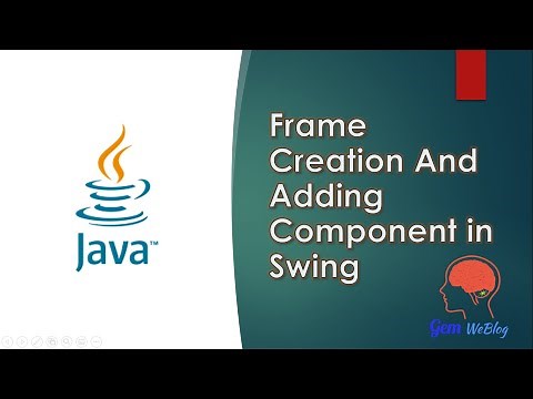 Java Swing GUI Part #3: Frame Creation /Adding component in Frame | Button Creation in JFrame