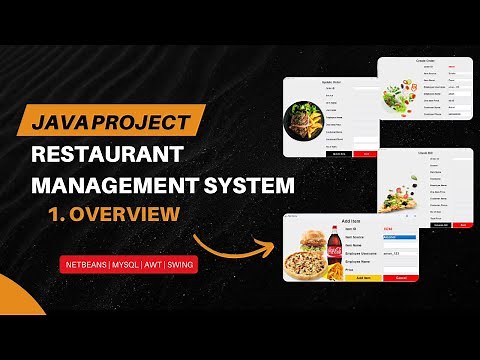 01 - Restaurant Management System Java Project | Java project | NetBeans MySQL Database Step by Step