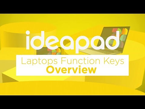 Lenovo IdeaPad Laptops - Function Keys Overview