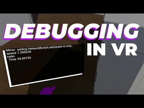 How To Create A VR Debug Console In Unity