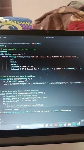 Java program to create Library management system 📑 project #sourceCode #java #project