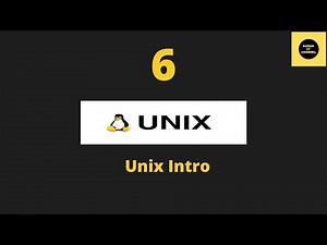 Introduction to Unix Operating System - Unix Basics Tutorial - Part 6