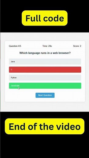 Ultimate JavaScript Quiz Game Challenge! Can You Score 100%? 🚀