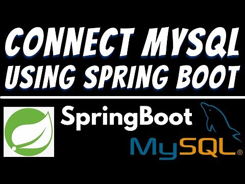 How to connect Mysql using Spring boot Java and also create table in database tutorial