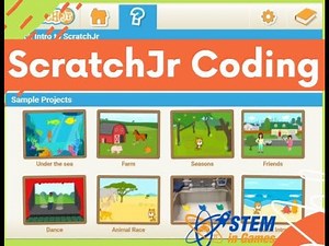 ScratchJr Coding Lesson 13 | How to use Sample Projects | Programming Class