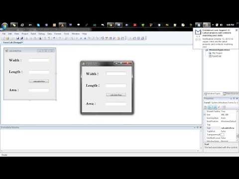 simple GUI program in visual basic