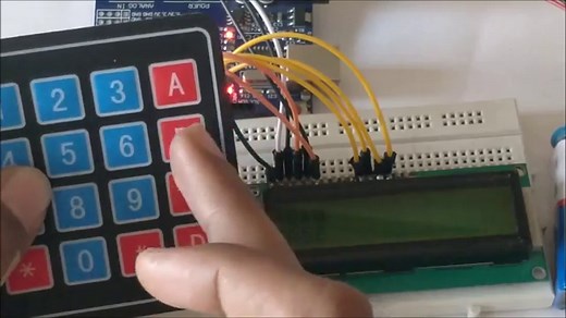 Arduino Calculator using 4x4 Keypad