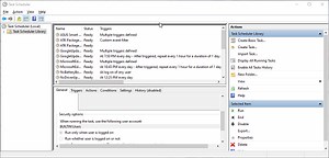 Task Scheduler not running, triggering or starting programs in Windows 11