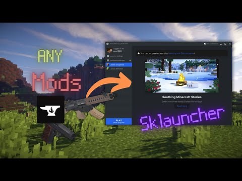 How to download any mods in Sklauncher within 3mins