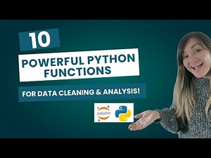 10 Essential Python Functions for Data Analysis in Jupyter Notebook (Beginner-Friendly Guide!)