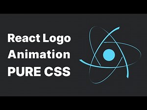 How To Create React Logo Animation with Pure Css | Css Art