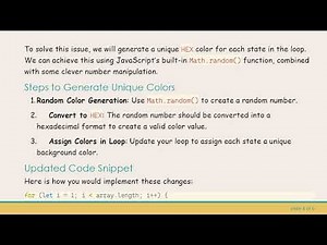 Dynamically Change the HEX Values of Colors in a JavaScript Loop