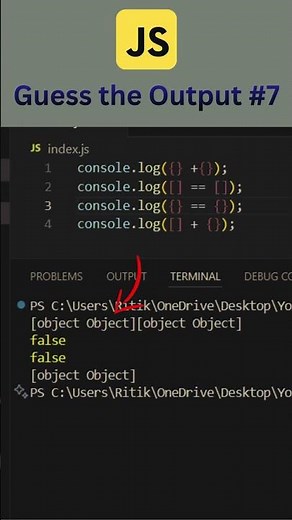 javascript interview Question Based on Array and Object #7 #shorts #frontend #interview