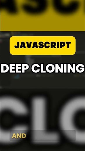 How to Do Shallow Deep Copy in JavaScript - Part 1 #trend #shorts #programming #code #education