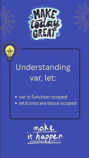 Var vs Let vs Const in JavaScript (Easy Explanation) | Day 1 #javascript #coding #codingshorts