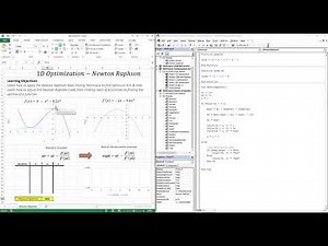 Optimization - Newton Raphson - EXCEL/VBA