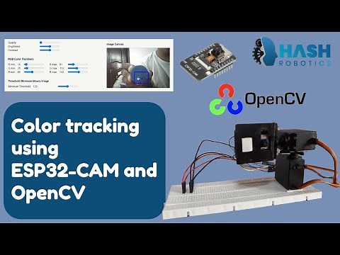 Color tracking using ESP32-CAM and OpenCV | Hash Robotics