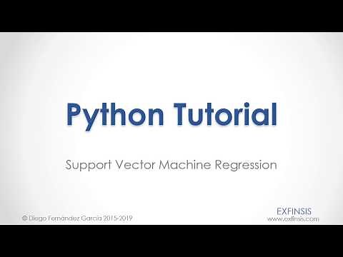 Python Tutorial. Support Vector Machine Regression