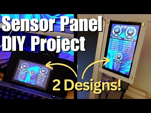 Make your own PC Sensor Panel - 2 Designs! PC Hardware Monitor with 5 inch screen from Elecrow