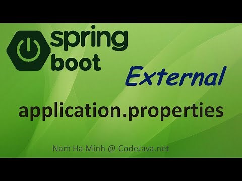 Spring Boot External Application Properties File