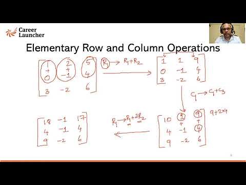 Matrices 2 Row & Column Operations