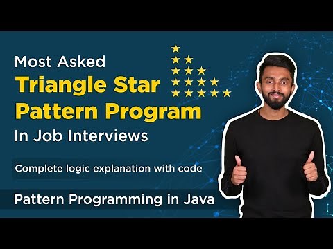 Triangle Star Pattern Program in Java (Logic + Code) | Pattern Program in Java