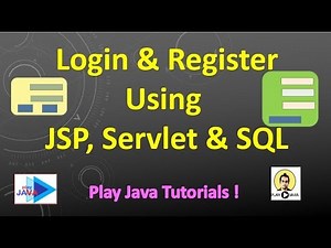 Login & Registration using JSP , Servlet & SQL [ Part 1]