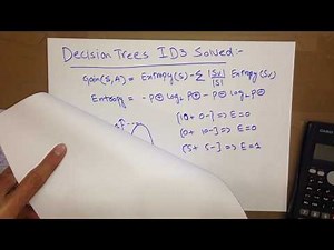 6 Decision Trees ID3 Solved