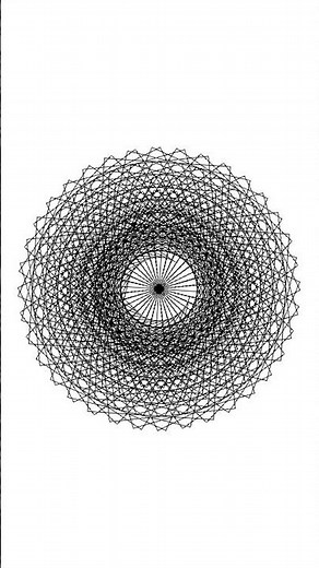 Circular Spiral Animation using Python Turtle #coding #trending #design #728 #projects #python