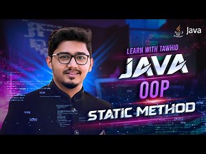 L25 | Java OOP | Mastering Static in Java: Static Variables with Static Methods