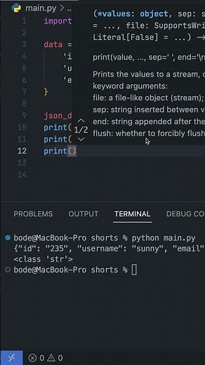 Working with JSON in Python