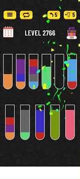 Water sort puzzle level 2766 #watersortpuzzle #puzzle #solveitwithme #colors #games #easypuzzles