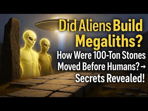 "Did Aliens Build Megaliths? How Were 100-Ton Stones Moved Before Humans? 😱 Secrets Revealed!
