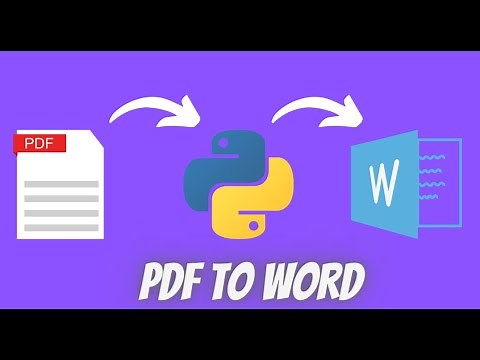 Python Convert PDF to Word