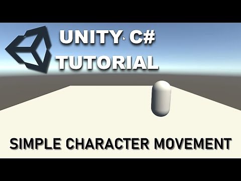 Simple Player Movement in Unity Using C# (Unity Tutorial 2021)