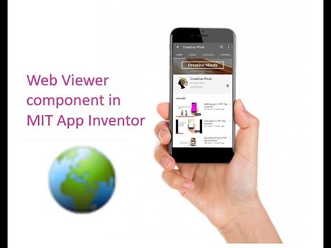 Web Viewer component in MIT App Inventor