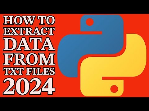 How To EXTRACT DATA From TXT File In Python 2023