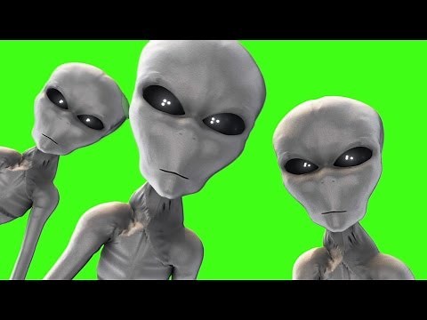 Green Screen Alien Gray Walks Abduction UFO - Footage PixelBoom