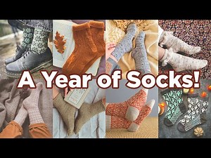 12 Sock Knitting Patterns to Knit Every Month of the Year!