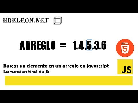 Buscar un elemento en un arreglo en javascript, la función find de JS
