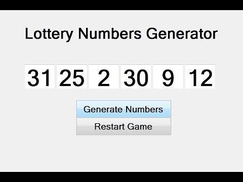 Visua Basic.Net Tutorial-How to Create Lottery Numbers Generator
