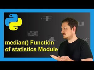 median Function of statistics Module in Python (Example) | Middle Value | statistics.median Function