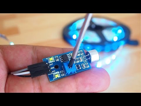 Music Reactive Multicolor LED Lights | Arduino Sound Detection Sensor | RGB LED Strip