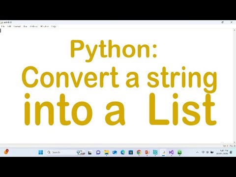 How to convert a string into a List || Python 3 Tips and Tricks EP3