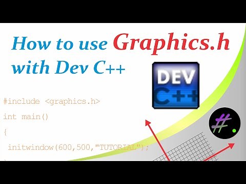 Part 1 | Using graphics.h with Dev C++ | Graphics in C++