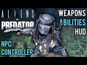 Quick Look at Predator's HUD, Abilities & Lethal Weapons! | Garry's Mod
